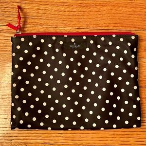 Kate Spade polka dot pouch